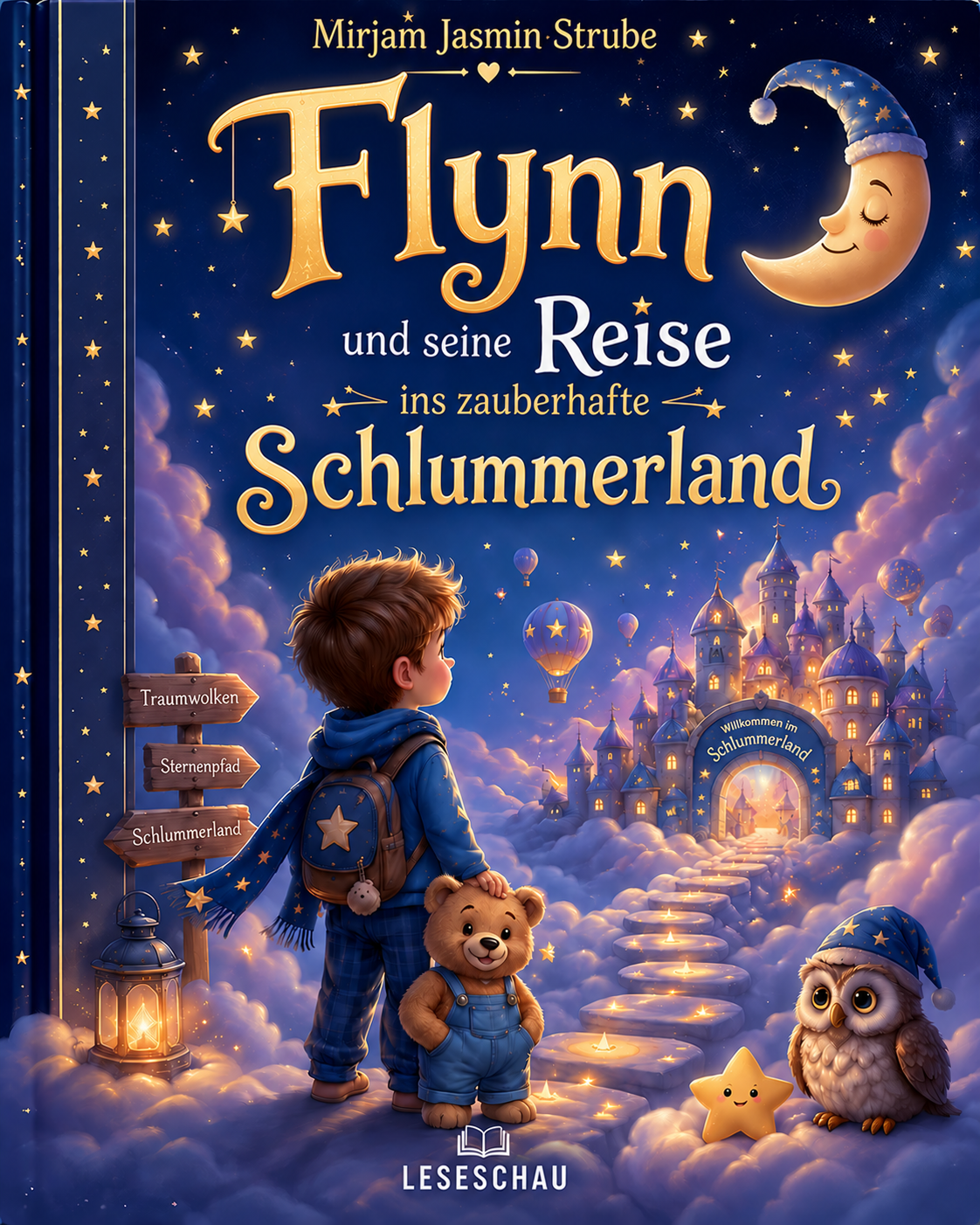 Cover von: Flynn und seine Reise ins zauberhafte Schlummerlandvon Buchautor Mirjam Jasmin Strube